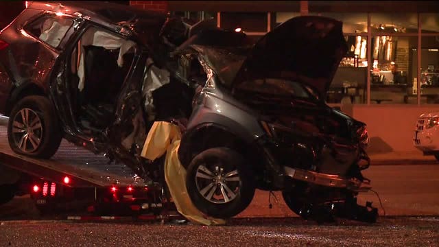 'Very odd:' Vehicle stolen from St. Francis crashes during pursuit; suspects hurt