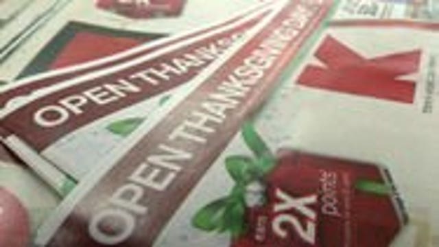 Shoppers taking advantage of deals, even on Thanksgiving Day!