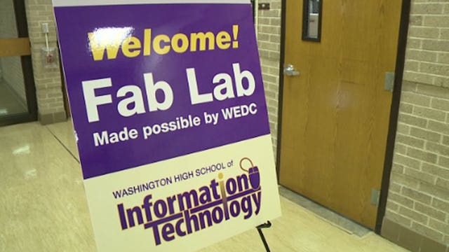 "Exciting days are ahead:" $25,000 Fab Lab unveiled at MPS high school