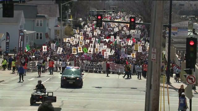 'Day Without Latinos:' Group says 10K+ marched to send a message to Waukesha sheriff on 287(g) program
