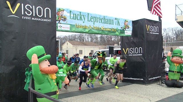 Thousands of runners and walkers celebrate St. Paddy's at the Lucky Leprechaun 7K