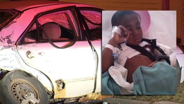 'I thought he was gone:' Boy thrown from car in crash expected to make full recovery