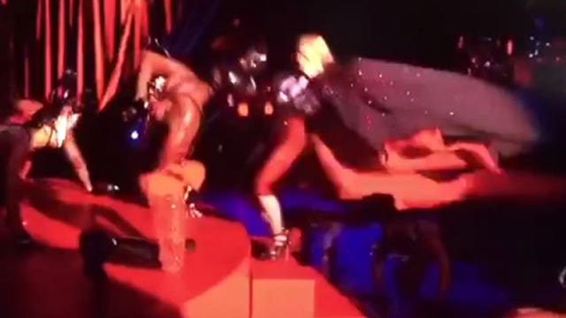 Madonna falls at Brit Awards; Twitter’s got jokes