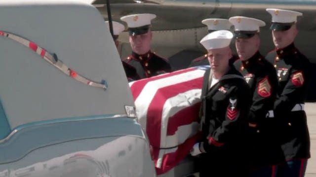 Marine's remains returned home 70 years after his death