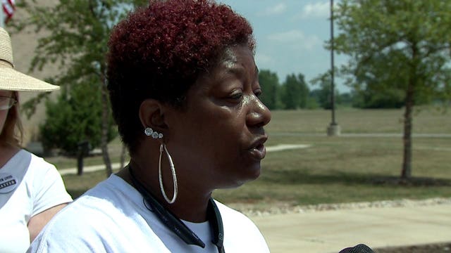 "We have to try to heal:" Maria Hamilton, mother of Dontre, one of several moms to speak at DNC