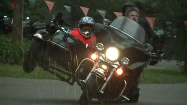 FOX6's Ted Perry takes part in Harley ride to MDA camp