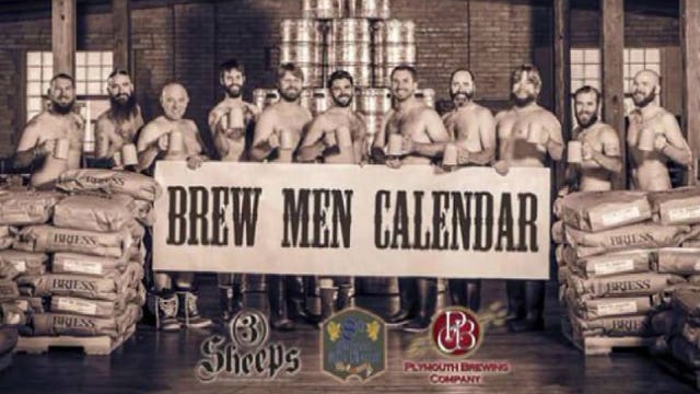 Wisconsin brewers (no, not the baseball players!) bare it all in nude calendar for charity