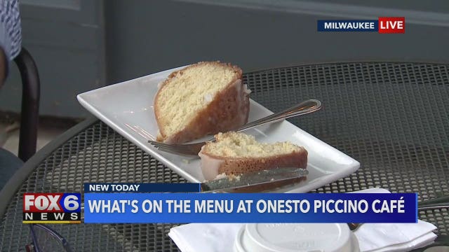Muffins, Scones and butter cake are just some of the handmade items you can find at Onesto’s Cafe