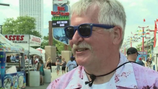 "I made it:" Man dubbed 'King of Summerfest' attends festival for 200 consecutive days