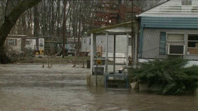 Kenosha County mobile home evacuation caused by rising waters