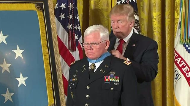 Pres. Trump awards Medal of Honor to retired Army medic, Alabaman