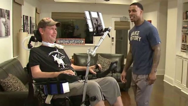 Coming together to fight ALS: Packers Morgan Burnett meets former Saints player Steve Gleason in New Orleans