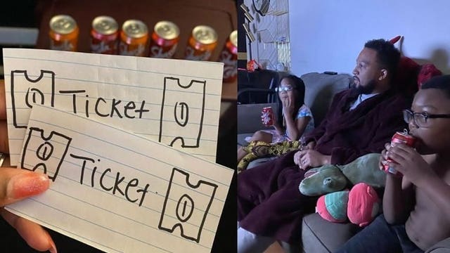 Mom's parenting hack has kids do chores to earn 'money' for movie night at home: ‘They loved it’