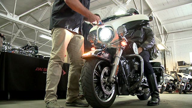 Germantown company equips 50+ MPD motorcycles with Adaptive LED headlights