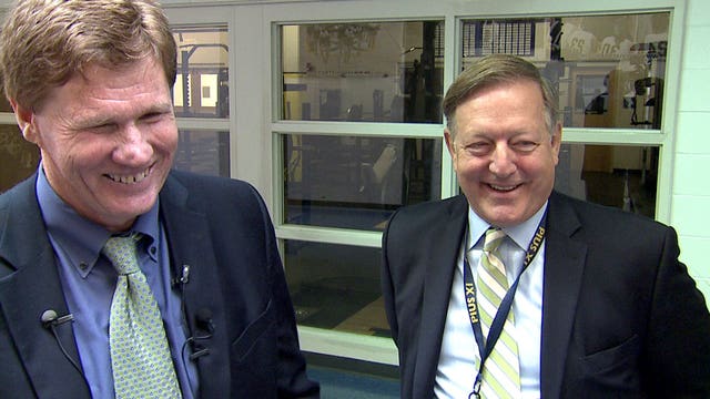 Packers President Mark Murphy visits Pius XI High School in Milwaukee as favor to an old friend