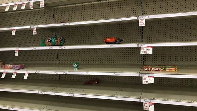 Wisconsinites preparing for hurricane find empty shelves, gas pumps