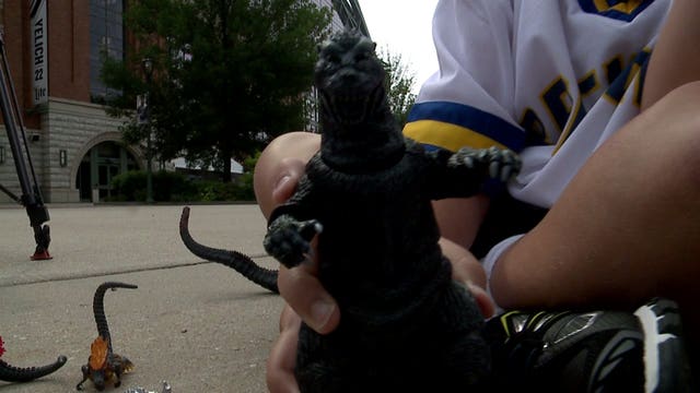 'He brightens my day:' Could Godzilla powers lead Brewers to World Series? 9-year-old boy hopes so!