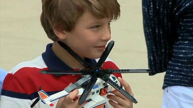 Nine-year-old boy & 2 family members adrift in waters of Green Bay...reunited with their rescuers Tuesday