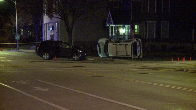 MPD: Three arrested following crash and police pursuit; two suspects sought