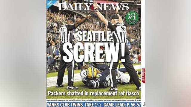 PICTURES: Newspaper headlines highlight referee debacle