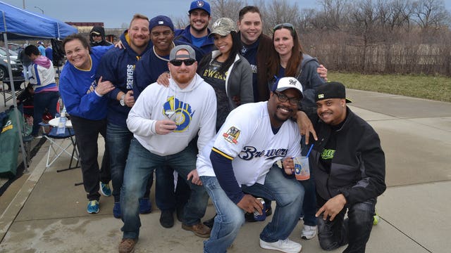 Pictures: View pictures of tailgating Brewers fans on Opening Day 2017
