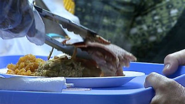 Hundreds fed at annual Thanksgiving outreach meal at worship center