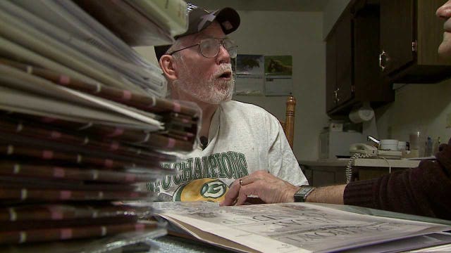 65-year-old Greendale man bleeds green and gold