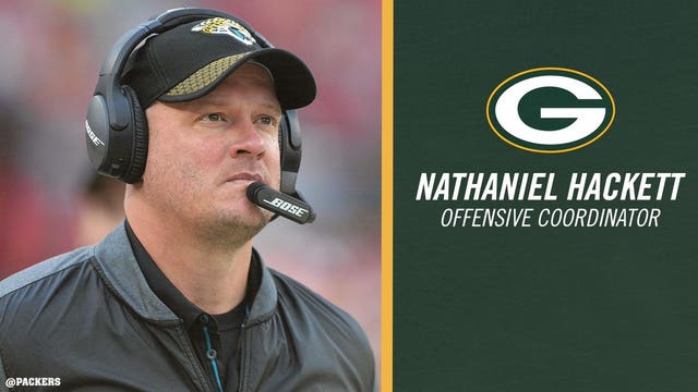Packers name Jags assistant Hackett as offensive coordinator