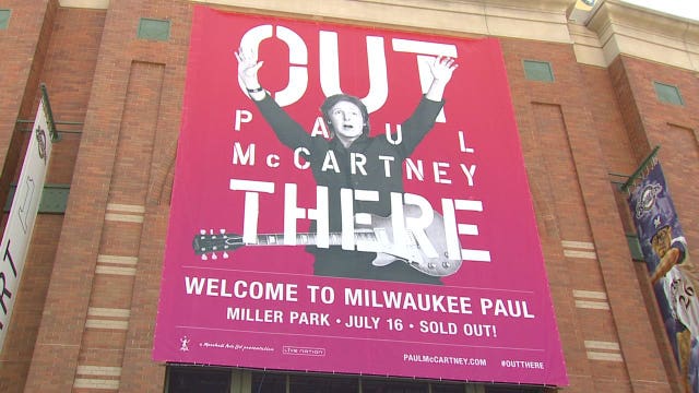 Fans excited for Paul McCartney "Out There" concert