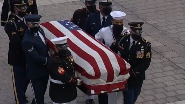 Rep. John Lewis' body arrives at US Capitol to lie in state