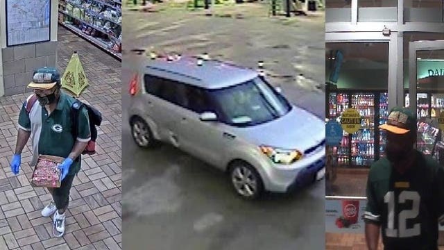 Police seek man wanted for using counterfeit $100 bill, retail theft at Kwik Trip in Village of Butler