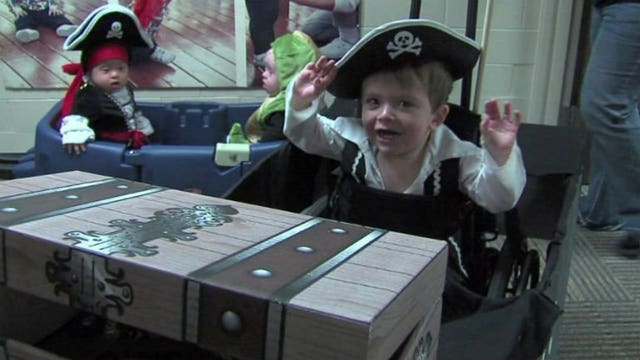 Parents get crafty with wheelchair Halloween costumes
