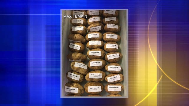 'Cards Against Humanity' ships 2,000 potatoes to Sen. Ron Johnson urging town hall; grand plan backfires