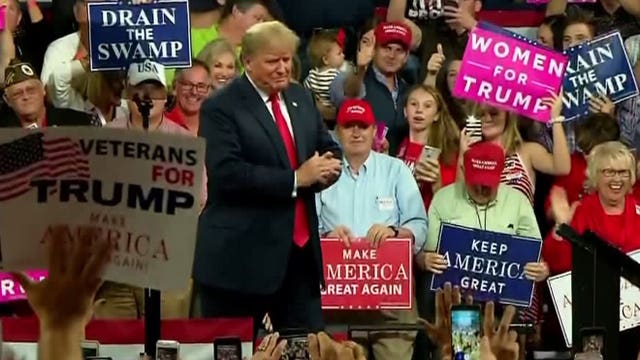 President Trump returns to Tennessee to boost Senate hopeful Blackburn
