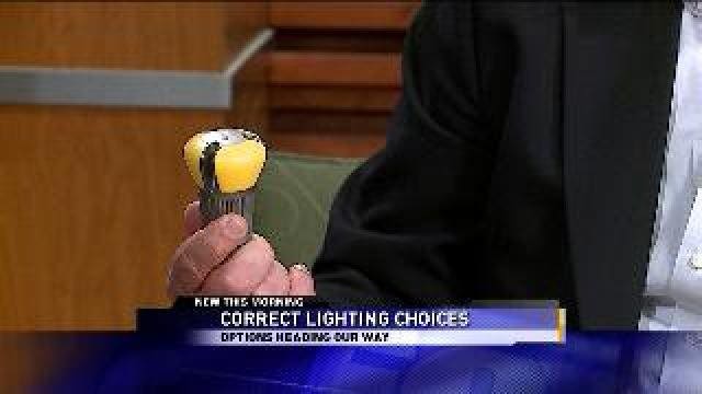 Correct lighting choices