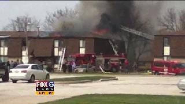 19 displaced after fire at Waukesha apartment complex