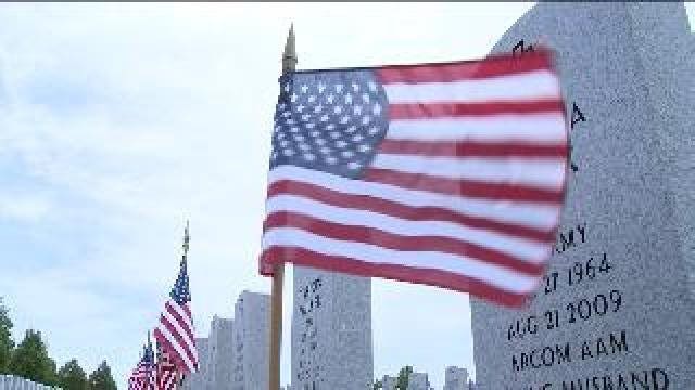 VA holds Memorial Day ceremony at Wood National Cemetery