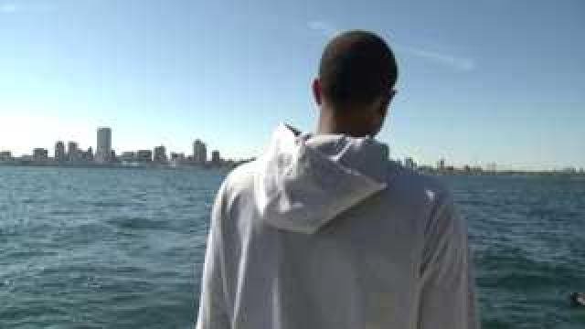 Bucks John Henson enjoys fishing on Lake Michigan