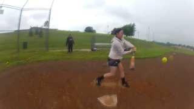 Brown Deer High School's Nicole Bublitz knows how to hit