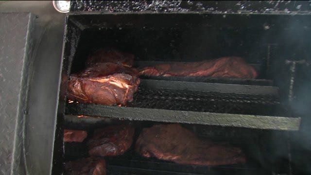 What makes the food at Bishop's BBQ so delicious? Chip learns the secret