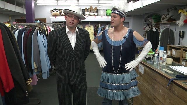 Couples costumes: Chip & Kramp go on the hunt for the perfect Halloween getup