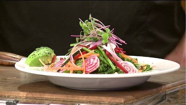 Is your New Year's resolution about health? Check out this raw power salad
