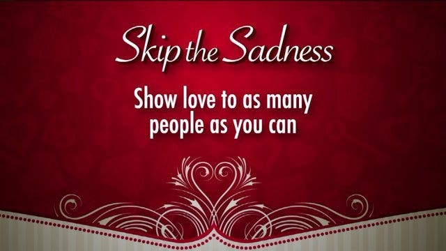 Don't have a significant other for Valentine's Day? Advice to banish your blues