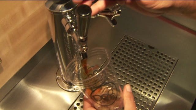 New technology is now letting us pour our own beer at restaurants