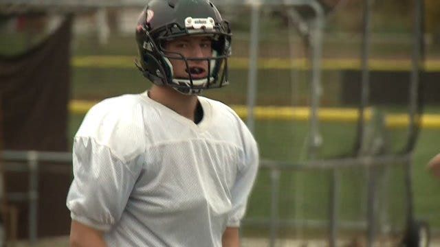 Tyler Burbock plays a different kind of Football