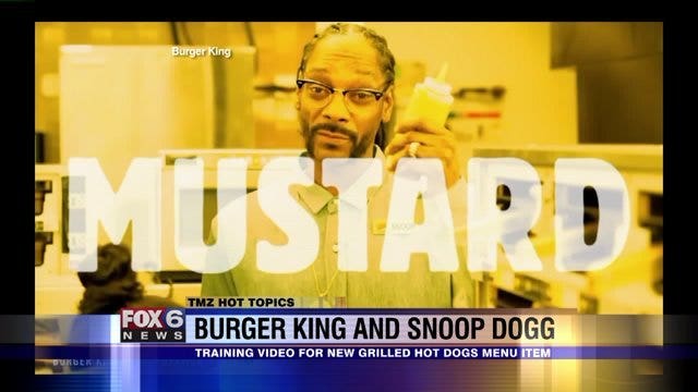 TMZ: Snoop Dogg is creating hot dog training videos for Burger King employees