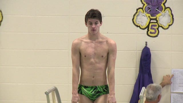 It didn't take Spencer Peronto long to become the best diver at Cudahy High School