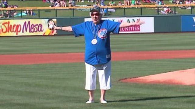Not a World Series win, but Chicago Cubs give 100-year-old fan a special gift