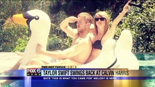 The bad blood keeps boiling between Calvin Harris and Taylor Swift