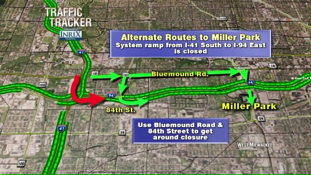 Long-term ramp closure: Upcoming construction could impact your travel to Miller Park